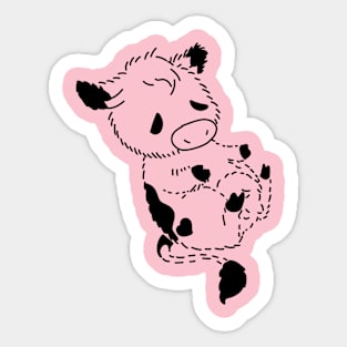 Cute Cow Sticker